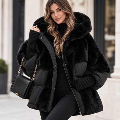 Veste Bomber Femme à Capuche