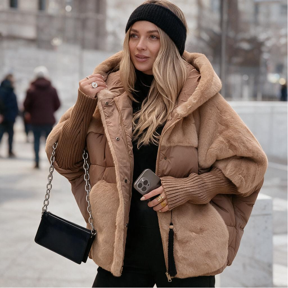 Veste Bomber Femme à Capuche